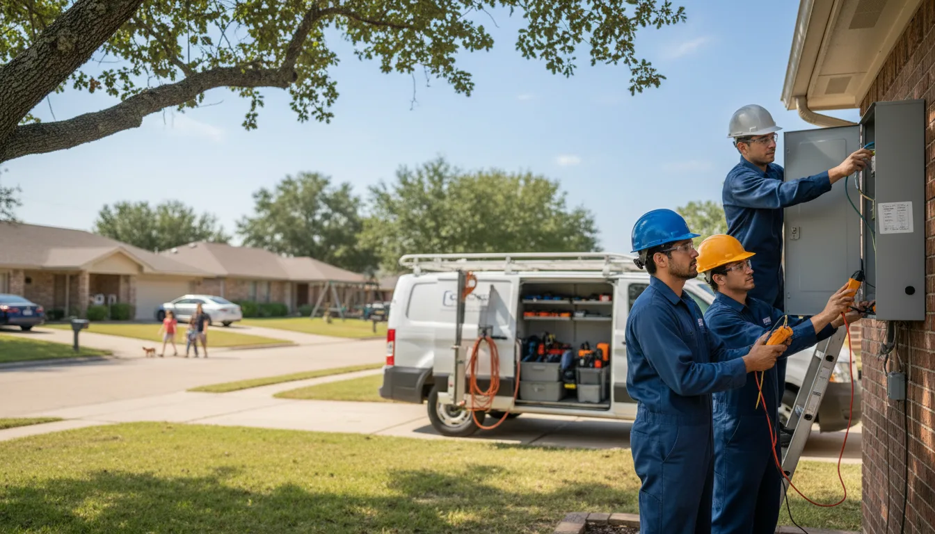 Certified electrician providing emergency electrical services in Rydal, GA